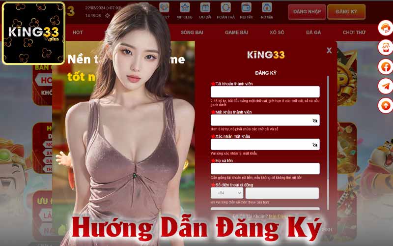 Hướng Dẫn Đăng Ký King33