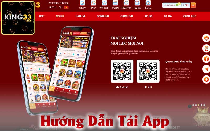 Hướng Dẫn Tải App King33